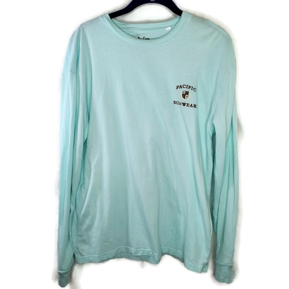 Men’s PacCares Eco Embroidered Badge Regular Long Sleeve T-Shirt Size Small - Picture 1 of 7